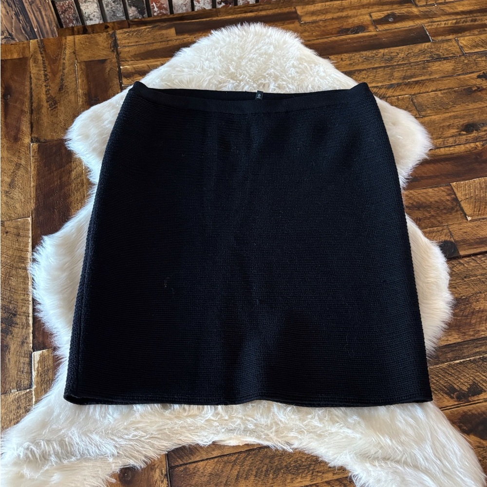 Eileen Fisher Classic Black Pencil Skirt